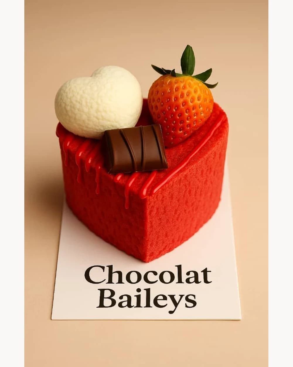 Chocolat Baileys — glace artisanale premium, vue principale en gros plan
