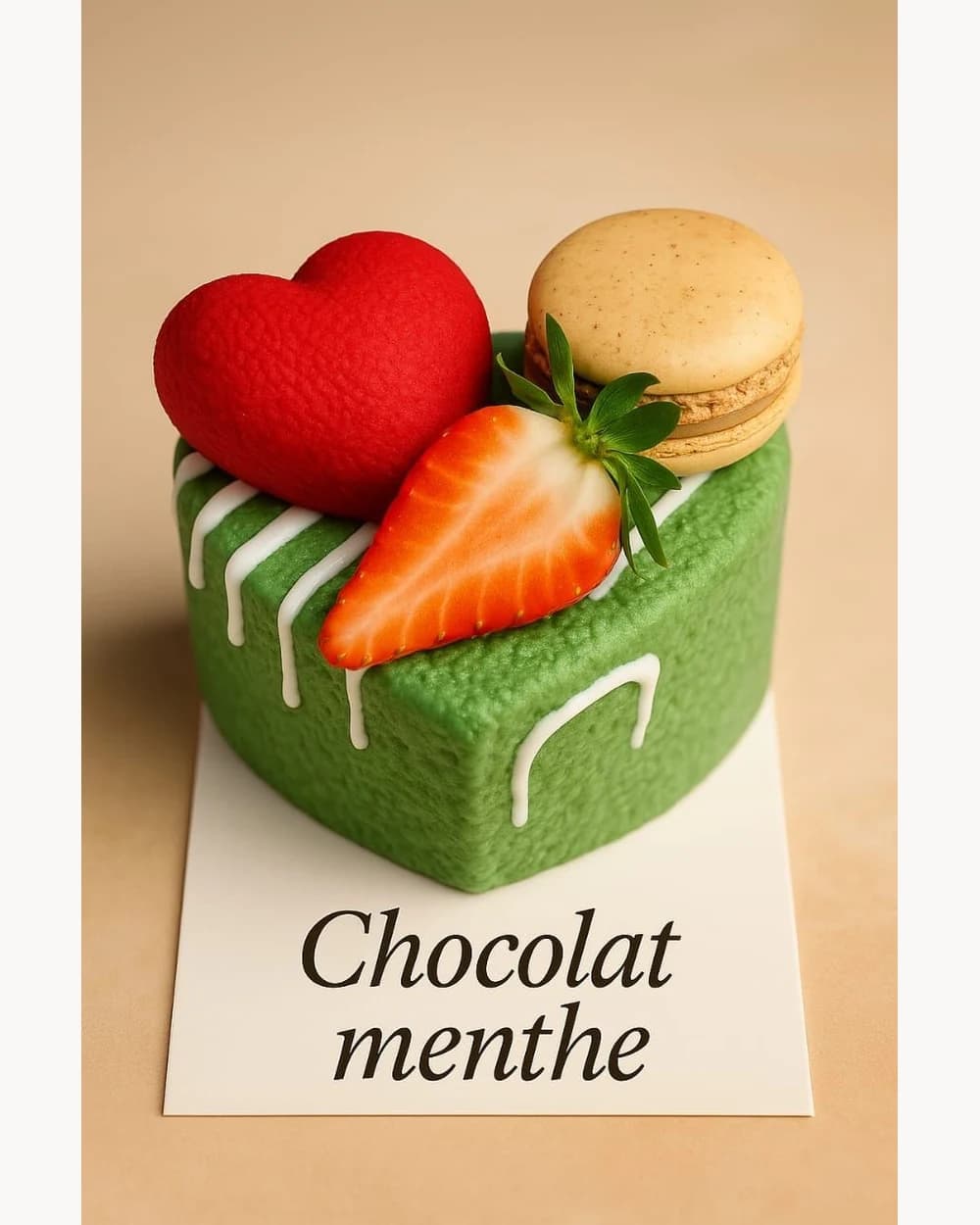 Chocolat Menthe — glace artisanale premium, vue principale en gros plan