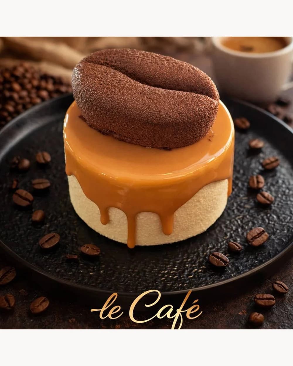 Le Café — glace artisanale premium, vue principale en gros plan