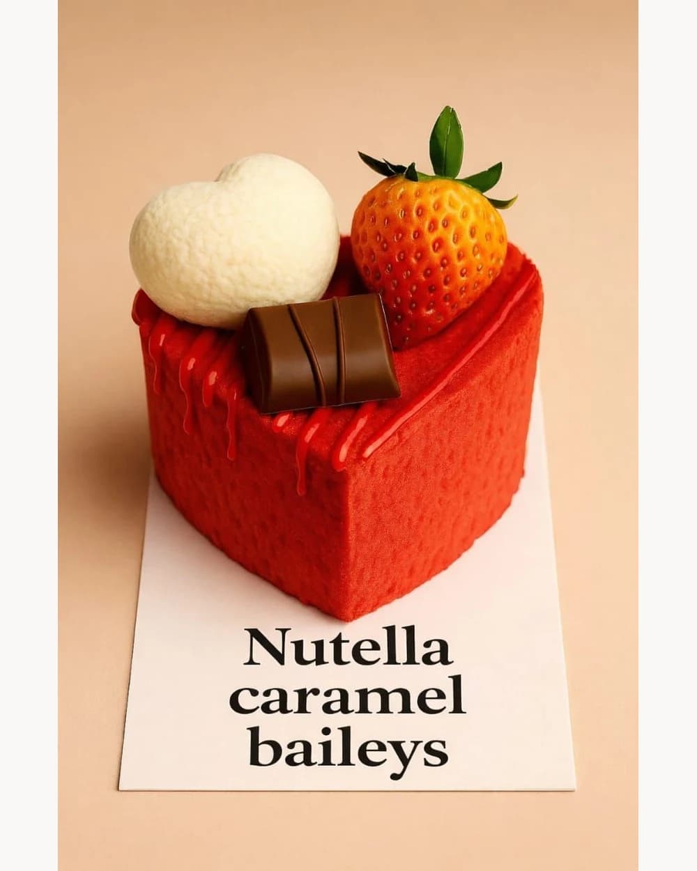 Nutella Caramel Baileys — glace artisanale premium, vue principale en gros plan