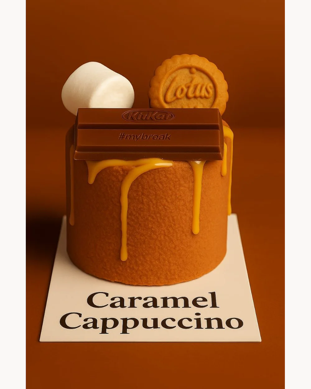 Vanilla Caramel — glace artisanale premium par Gift & ENTREMETS By Ah Mes Goûts à Cotonou