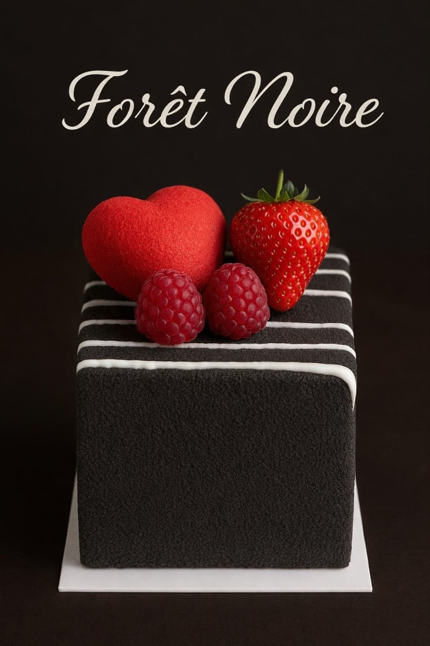 Forêt noire — glace artisanale premium, vue principale en gros plan